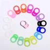 5PCS Baby Dummy Pacifier Holder Clip Adapter for Ring Multi Colors Silicone Button Manual DIY for Newborn Baby Accessories