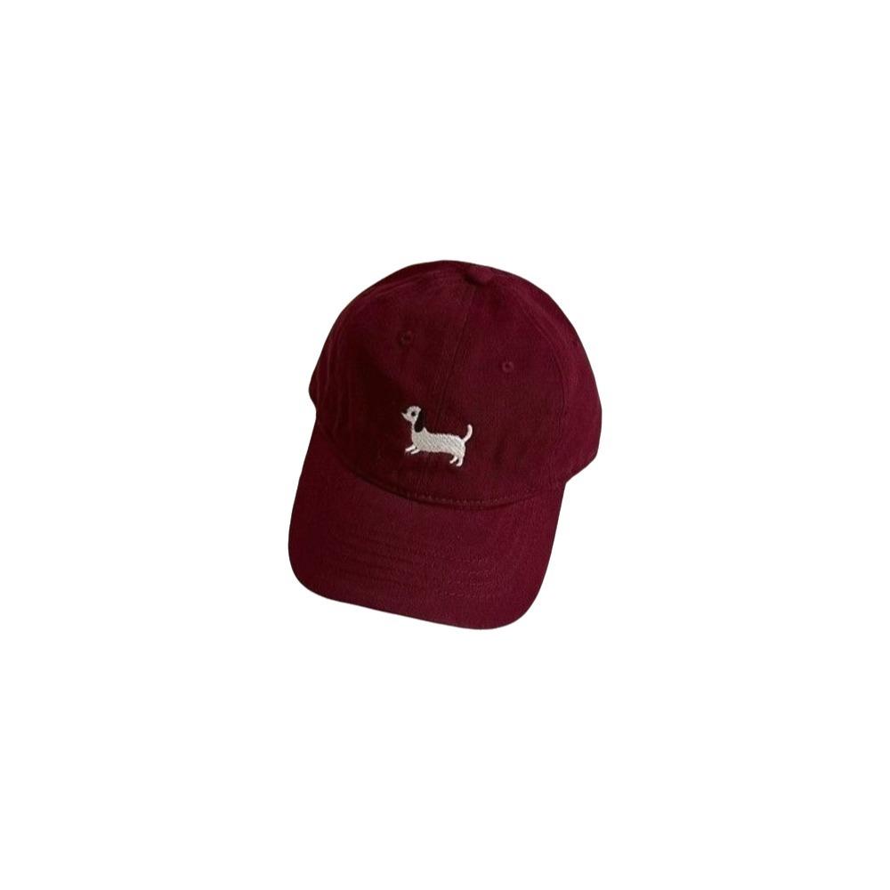 

Korean Style Baby Baseball Cap Solid Color Children Peaked Cap Apparel Accessories Sun Hat Boys червоний