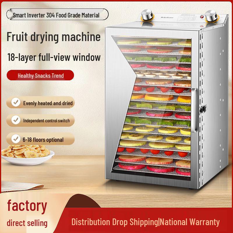 Compact Multifunctional Food Dehydrator for Fruits, Vegetables, Snacks, and Jerky
