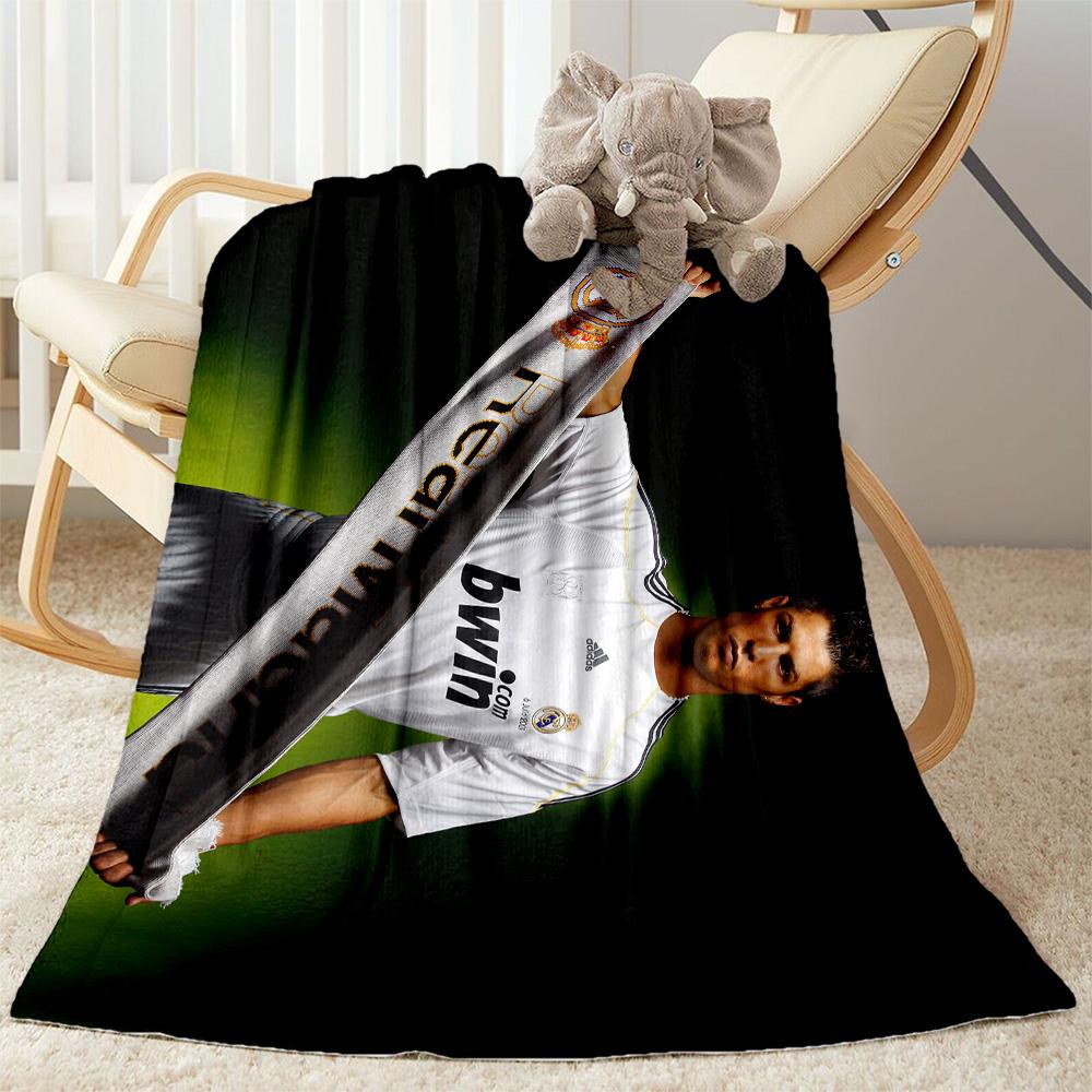 Cristiano Ronaldo Celebration Blanket Comfortable Suitable for Sofa Bedding Seaside Four Seasons Universal Digital Print Gift for Travel Home Birthday