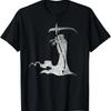 Grim Reaper Angel of Death Vintage Occult Gothic Aesthetic T-Shirt