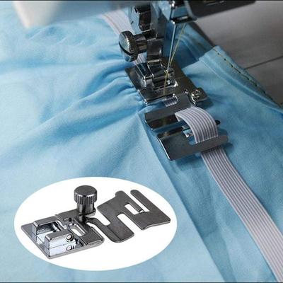Elastic Sewing Foot Elastic Snap On Cord Band Fabric Stretch Foot #9907-6 for Brother, Singer, Feiyue, Janome, Juki, Etc