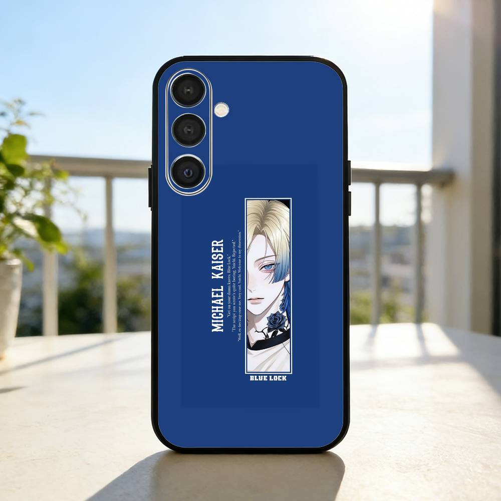 M-Michael K-Kaiser Anime Phone Case For Samsung A73,A21s,A22,A31,A32,A52,A53,A71,A80,Soft Black Shell