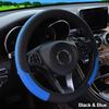 Sport Car Steering Wheel Covers Anti-Slip PU Leather fit 37~38cm Steering Wheel Car-styling 9 Colors Auto Accessoires Universal