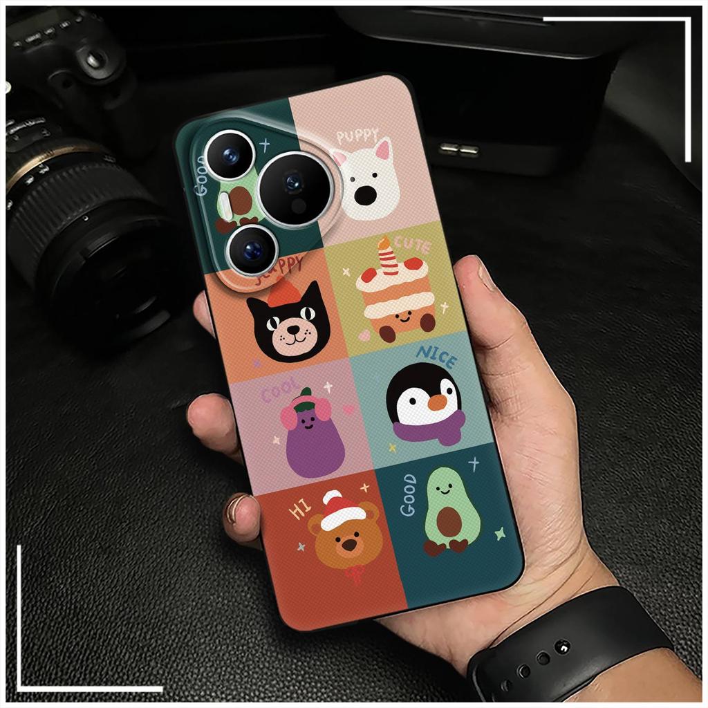 Silicone Soft case Phone Case For Huawei P70 Pro/Pura 70 Pro+ Protective Anti-knock Dirt-resistant Full wrap Cartoon TPU