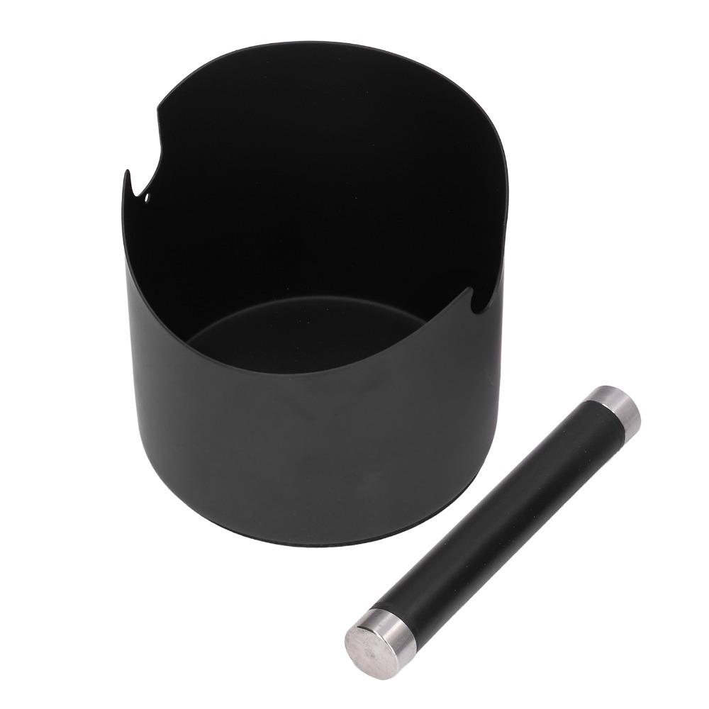 Rubber Base Coffee Grounds Bucket Stainless Steel Stainless Steel Knock Box  Espresso Making