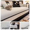Sofa Cushion Anti Slip All Season Universal Nordic Simple Straight Row Light Luxury Style Cushion Premium Sofa Cover