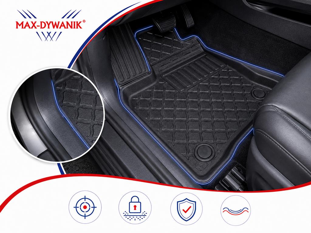 TPE floor mats for Opel Zafira C Tourer 2012-2019