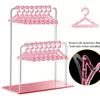 Detachable Dangle Earrings Display Racks Clothes Hanger Ear Studs Stand  Desktop Display