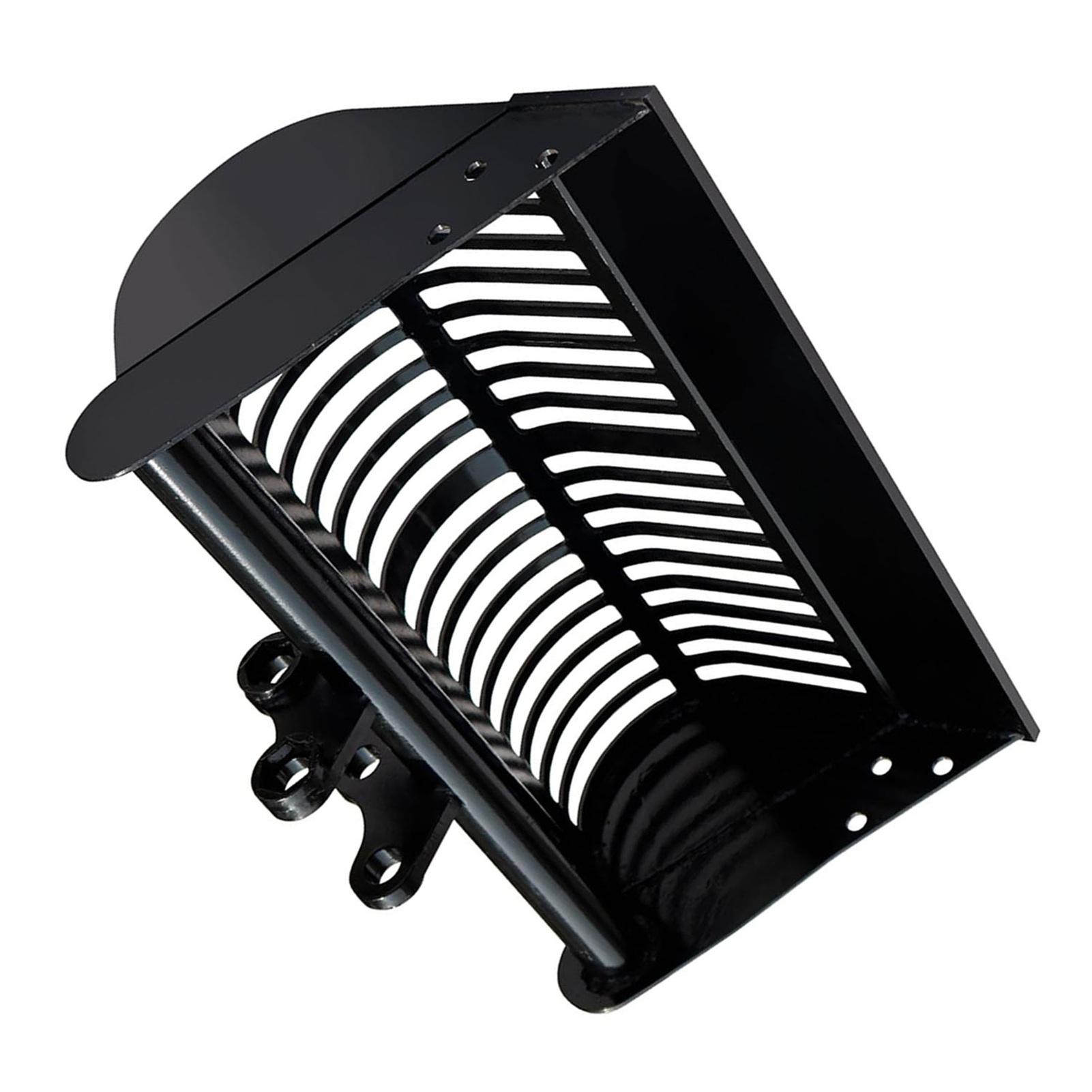 

Мини-экскаватор Просеивающий ковш 600 мм 23,6 дюйма ширина Просеивающий ковш для песка почвы камней фильтрации