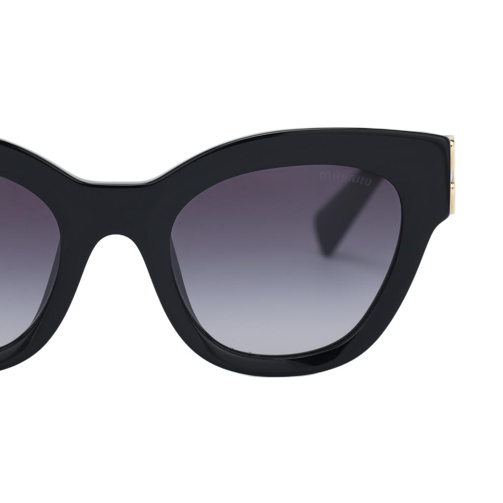 Miu Miu Logo Design Cat Eye Sunglasses Women sunglasses Black SMU01YF-1AB5D1