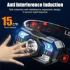 USB Rechargeable Headlamp 18650 Battery LED Headlight Waterproof Portable Head Flashlight Hiking Camping Head Cycling Torch