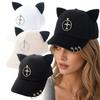 Metal Rings Baseball Caps Cotton Dad Hat Creative Hip Hop Cap  Four Seasons