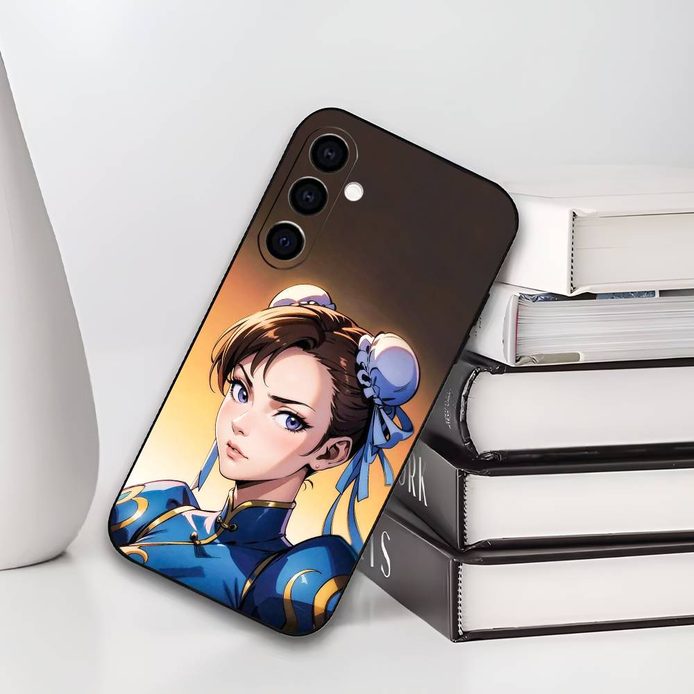 S-Street Fighter ChunLi Chun Li Phone Case Silicone Soft For Samsung Galaxy A73,A72,A71,A70,A53,A52,A51