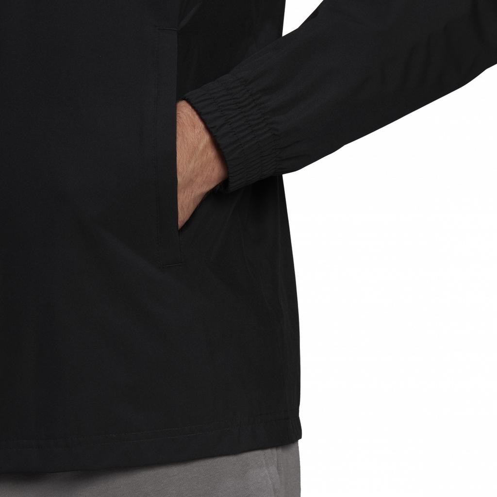adidas Entrada 22 All-Weather Solid Color Hooded Long Sleeve Jacket Men Jacket Black HB0581