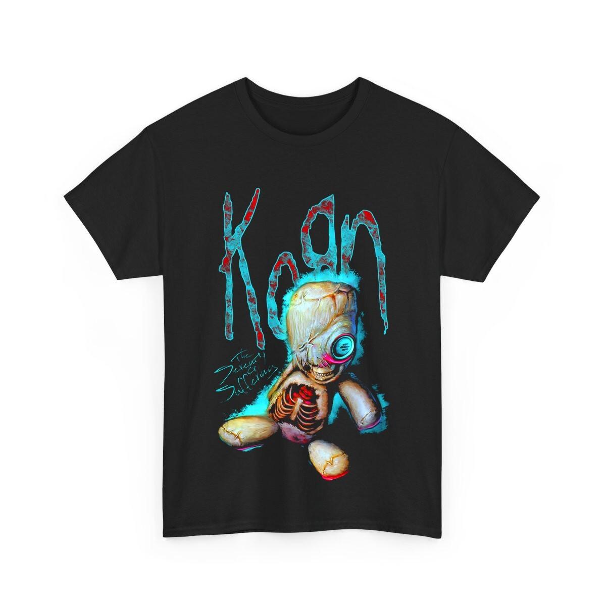 Korn SoS Кукла Черная Футболка Новая Хлопок 4XL