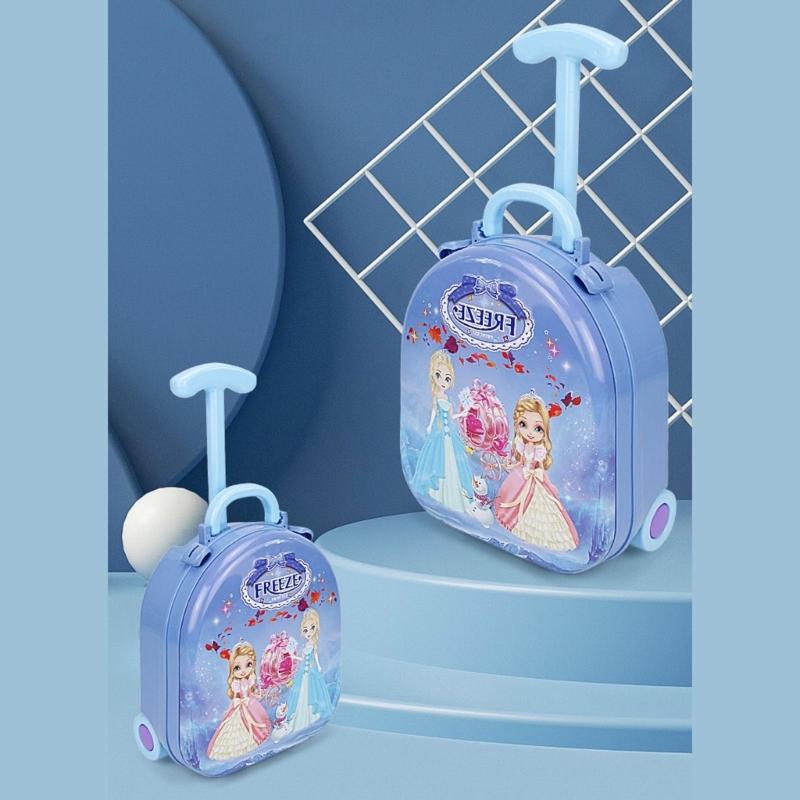 36Pcs Kids Makeup Kit for Girls Playing Make Up Set Toy for 3 4 5 6 7 8 9 10 Years Old Girls Pretend Dress-Up Beauty Set