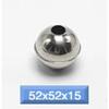10pcs 304 Magnetic Stainless Steel Float Ball Switch Accessories 52x52x15mm Water Level Detection for Industrial Use