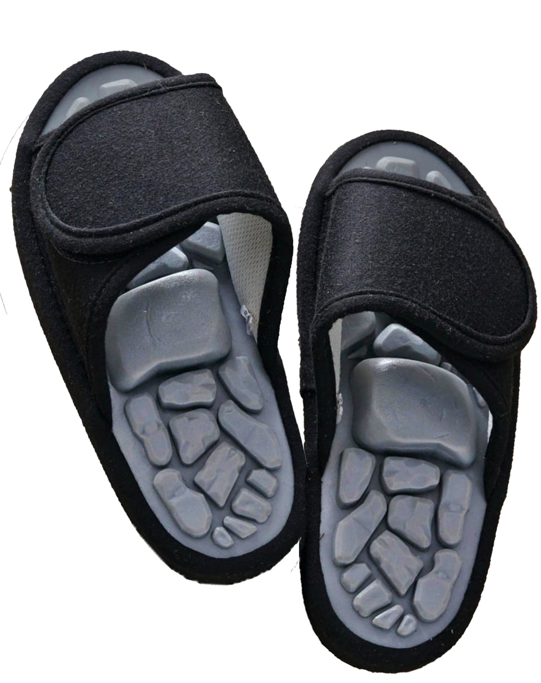 

Healthy Body NF1517B90 Slippers, Rock, L, 26-28cm, Black, чёрный