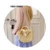 Small Fresh Flower Woven Bag 2025 New Style Seaside Vacation Beach Shoulder Portable Straw Vegetable Basket