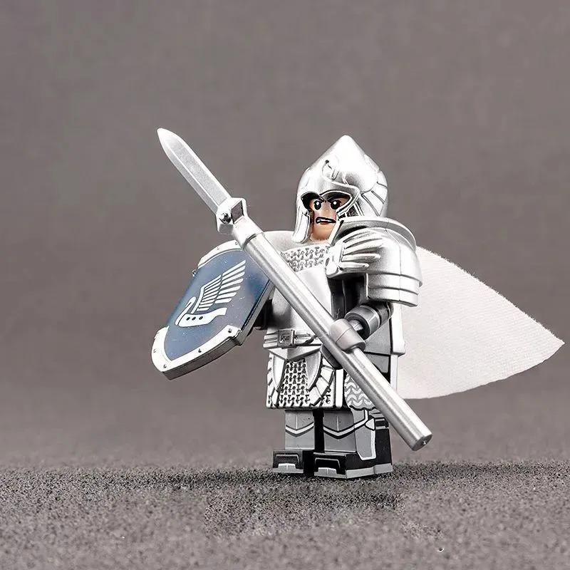 Kt1051 Medieval Movie Magic Ring Guard Knight Assembled Building Block Figurine Military Toy