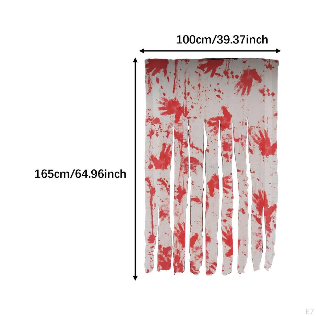 Tenda da Porta di Halloween Decorazione Spaventosa Panno Creepy per le Vacanze
