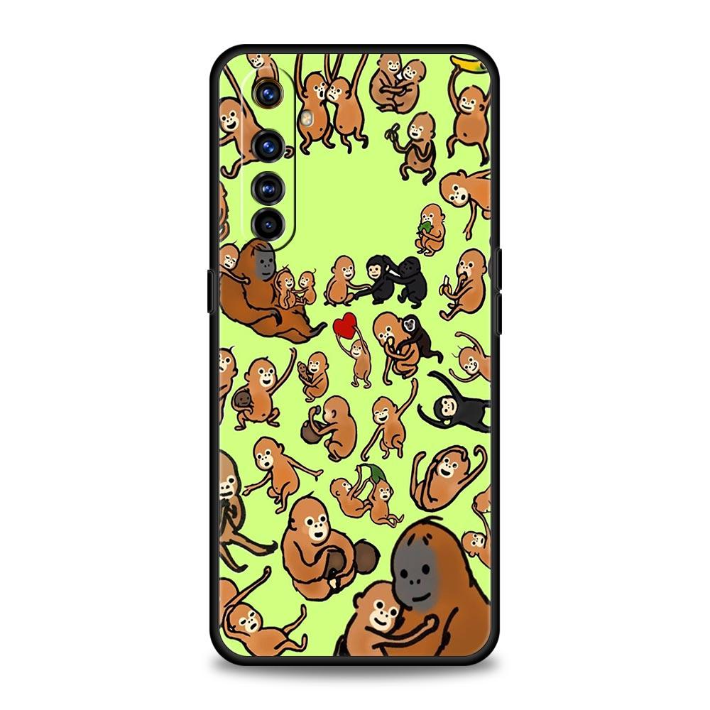 

Monkey And Banana Case For Realme C67 C63 C55 C53 C35 C25 C21 GT 2 3 5 6 10 11 12 13 Pro Plus 5G Soft TPU Phone Cover Fundas Bag Realme GT2