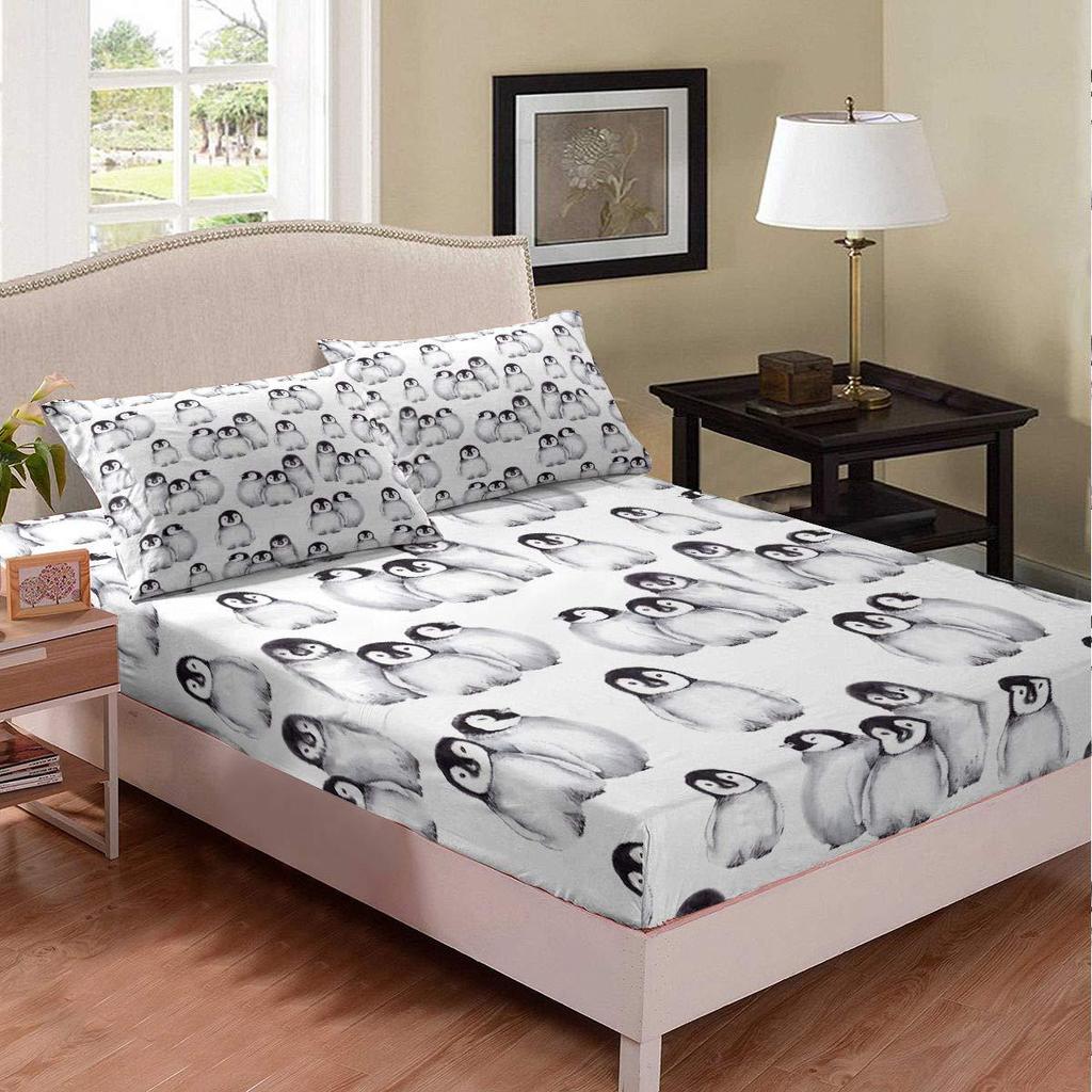 Excavator Pattern Bed Hat Three-Piece Digital Printing Bedding Bed Hat Three-Piece Set Children And Adults