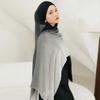 Gradient Color Hijab Scarf Long Wraps Shawl Luxury Islamic Turban  Women