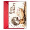 Watercolor Wind Birthday Greeting Card Envelope Set Handwritten Greetings Card Message Large Size