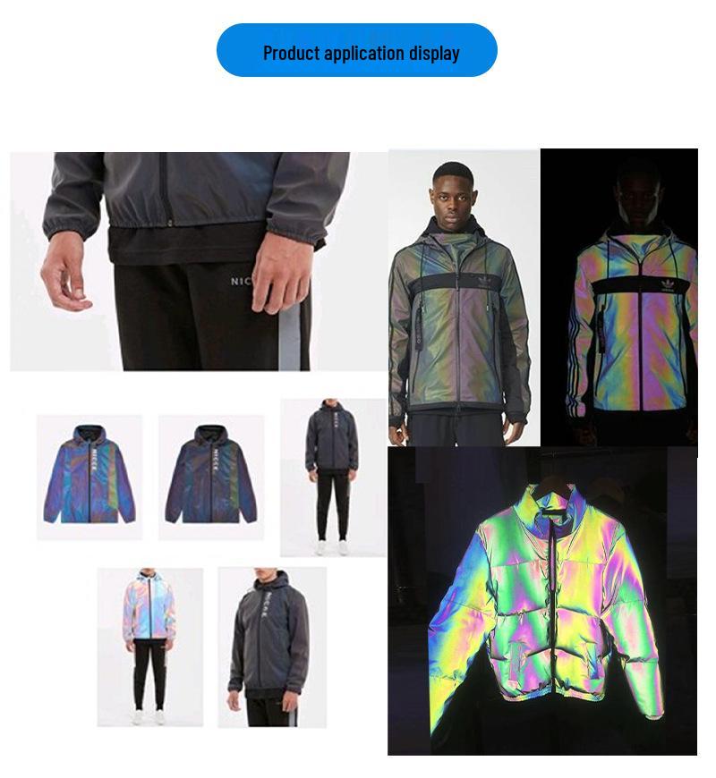 Chun Ya Fang Iridescent Seven-Color Reflective Polyester Fabric