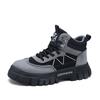 Autumn and winter new tooling boots men's fashion casual boots trendy retro outdoor hiking platform Martin boots men's shoes