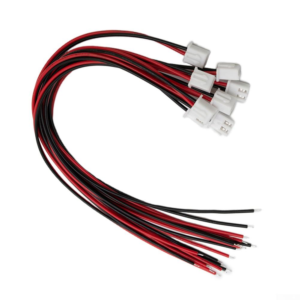 Professional 2 Pin XH2 54mm 24AWG Connector with 200mm Wires (10 Sets)