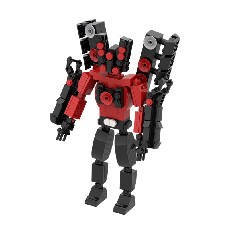 407 Teile/Set Neue Skibidi Toilette Aktualisierter Lautsprecher Mann Bausteine DIY Titan Mecha MOC Steine Modell Spielzeug Für Kinder Weihnachtsgeschenke