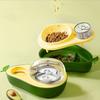 Dog Feeder Cat Automatic Feeding Water Bowl Avocado Shaped Pet Slow Food Feed Bowl Pet Food Storage Dispenser Dog Food Container