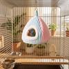Bite Resistant Winter Bird House Warm Bird Hanging Hammock Windproof Bird Sleeping Nest  Autumn