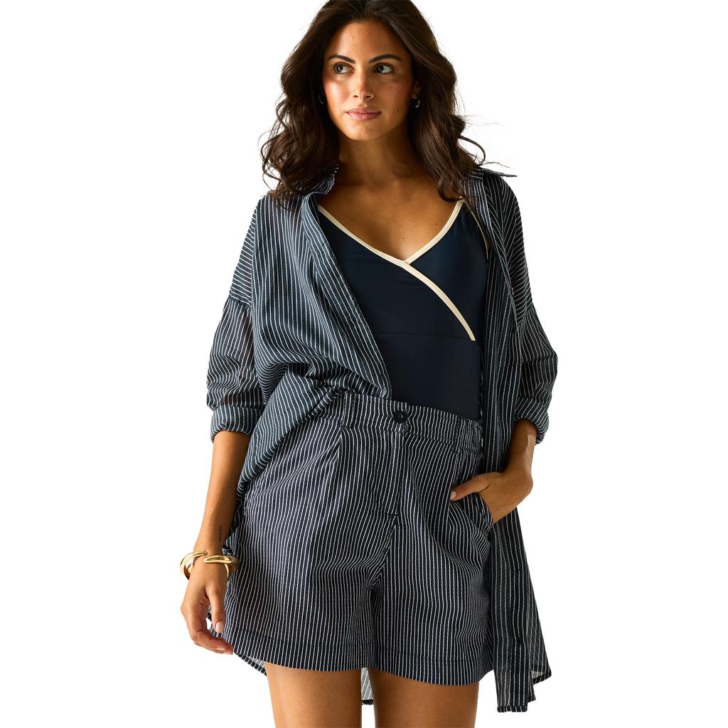 Regatta Womens/Ladies Sabelle Vertical Stripe Casual Shorts