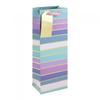 Eurowrap Stripes Paper Bottle Bag (Pack of 6)
