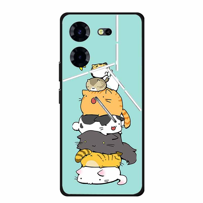 Luxury Case For Tecno Pova 5 Pro 5G TPU Soft Silicone Back Cover for Tecno Pova5 Pro 2023 LH8n Phone Cases Cute 6.78" New etui