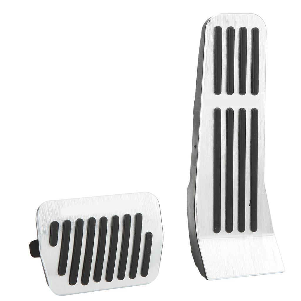 Brake Pedal Accelerator Pad Kit Aluminum Alloy Rubber Nonslip Replacement for Mazda 3 AXELA