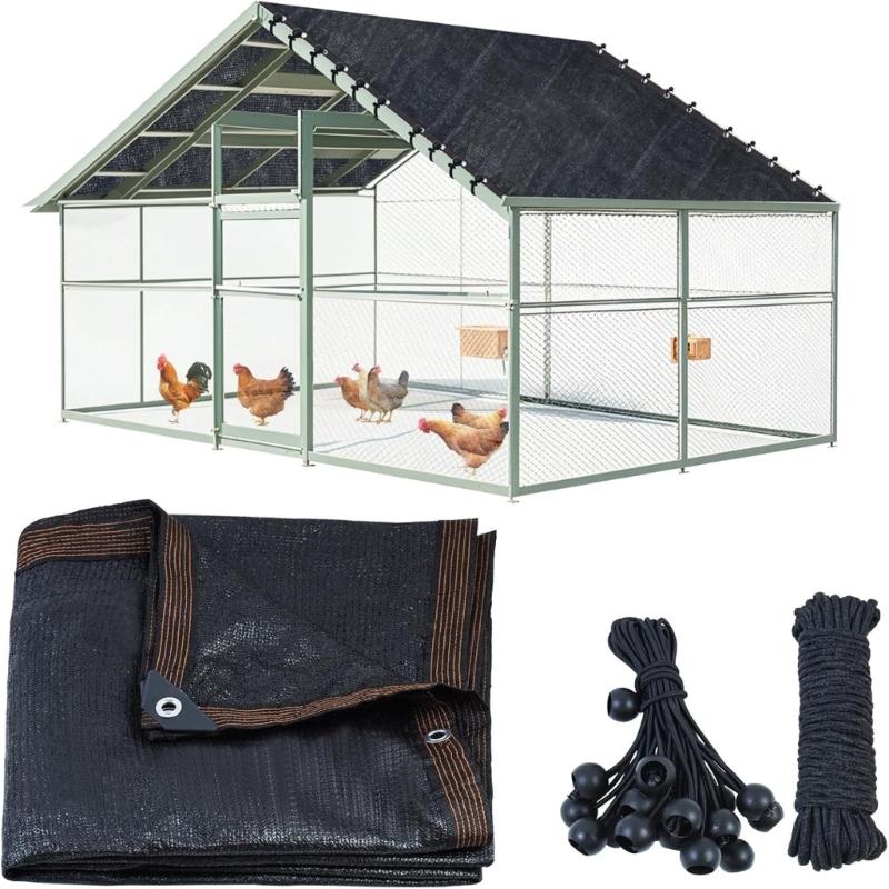 Breathable Black Sun Shade Cover For Chicken Coops Outdoor Garden Shade And Temperature Control Sunblock Netting Cloth