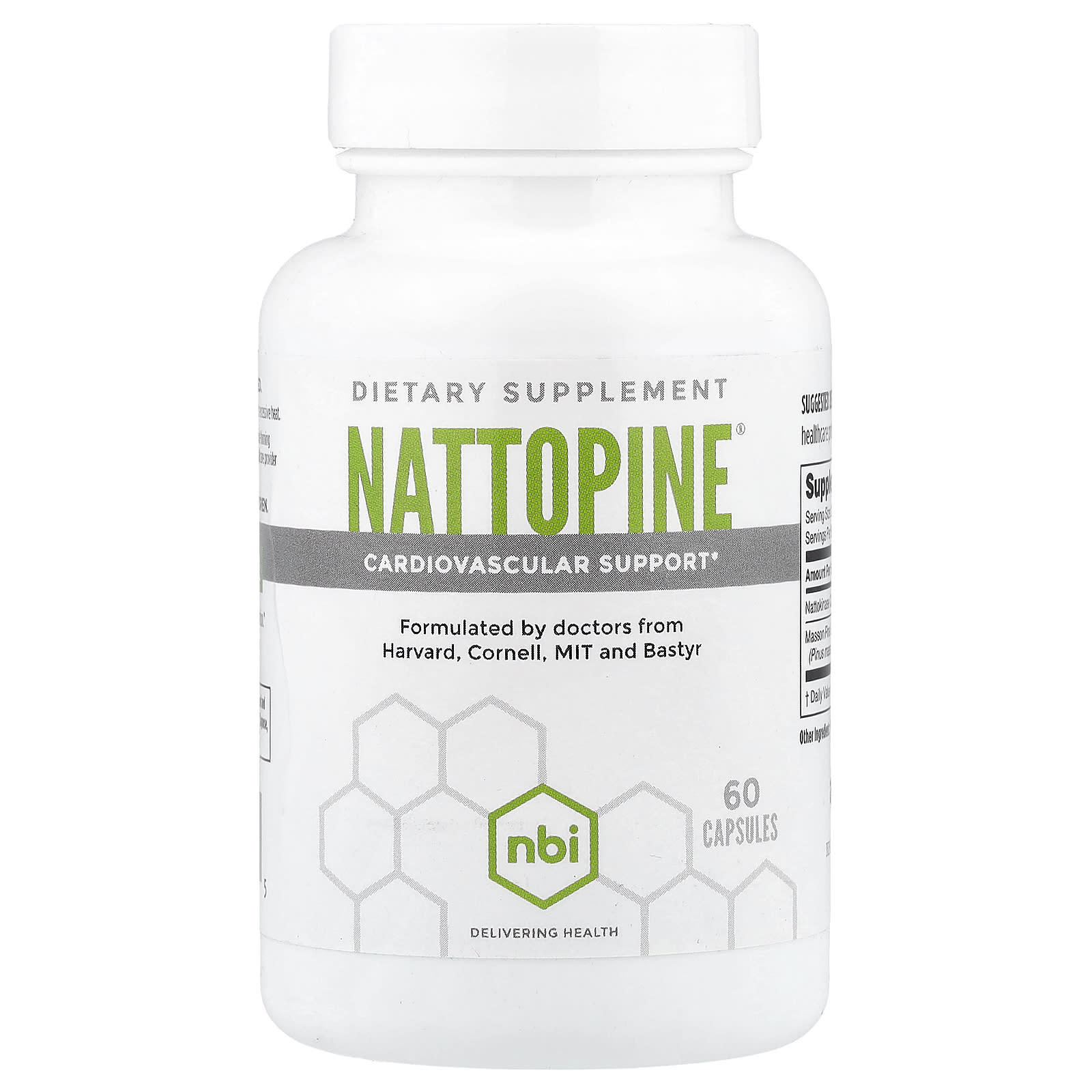 

NBI, Nattopine®, 60 Capsules