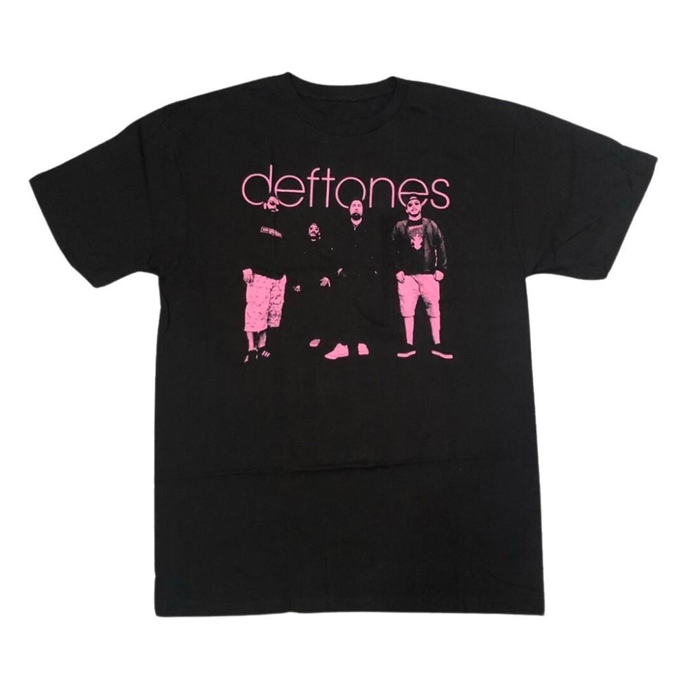 Vintage DEFTONES Group Photo, Short Sleeve Black Cotton T-shirt, Size S-5XL Unisex T-Shirt XXXL