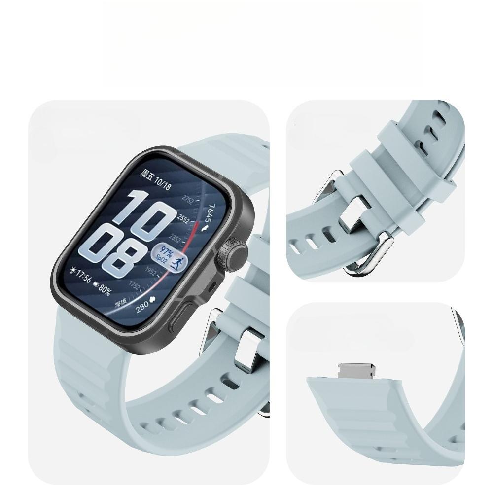 Silicone Band for Huawei Watch Fit 5/5pro Quick-Release Design Waterproof/Sweatproof Band for Huawei Watch Fit 3 4 4Pro