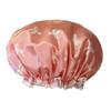 Elastic Shower Cap Double Layered Shower Hair Cover Universal Bath Hat