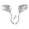Motorcycle Skeleton Skull Hand Claw Shadow Rearview Side Mirror Fitting For 8mm 10mm Retrofitting Rearview Mirrors X5D2