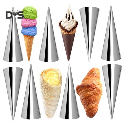 Glass krispiga mögel bakverk göra konisk curling enhet Croissant bröd verktyg