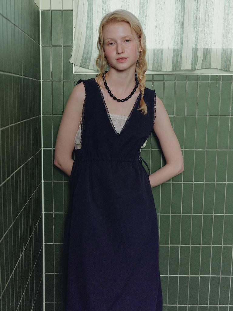 Mwimwieleu Seersucker Pinafore Dress Mu2635Op312M