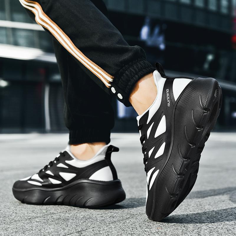 Breathable and Shock-absorbing Lightweight Mesh Sports Shoes  Comfortable and Soft Soled Couple Running Shoes36-47