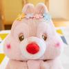 Cartoon Rabbit Plush Keychain Pendant - Cute Influencer Doll for Backpack or Car
